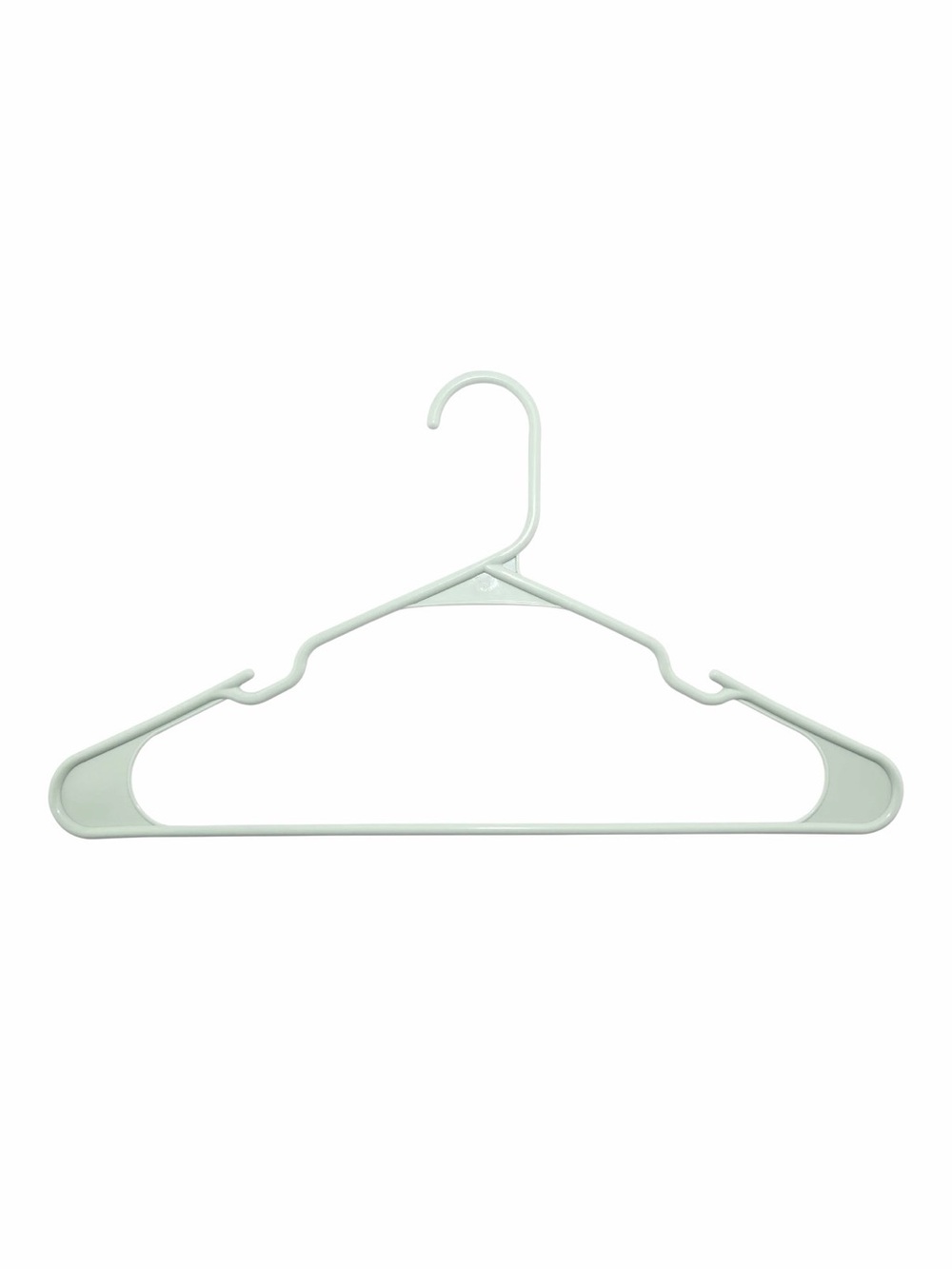 Lot of 61 Mainstays Plastic Notched Adult Hangers in Mint